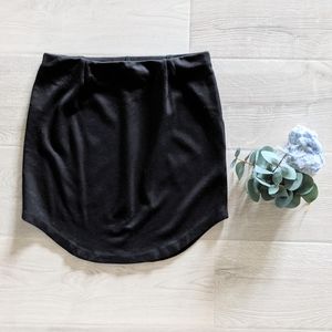 ASOS Black Mini Skirt Elastic Waist